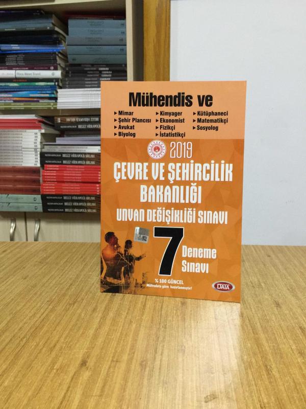 2019 UDS Çevre Şehircilik ve İklim Değişikliği Bakanlığı Unvan Değişikliği Mühendis 7 Deneme Sınavı Data Yayınları