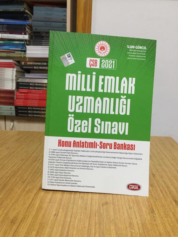 2021 ÇSB Çevre Şehircilik Bakanlığı Milli Emlak Uzmanlığı Özel Sınavı Konu Anlatımlı Soru Bankası