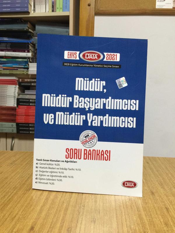 2021 MEB EKYS Müdür ve Müdür Yardımcılığı Soru Bankası Data Yayınları