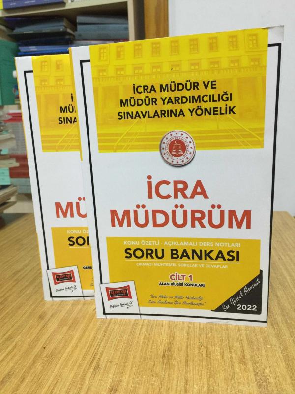 2022 Adalet Bakanlığı İcra Müdür ve Müdür Yardımcılığı Sınavlarına Yönelik Konu Özetli Açıklamalı Notları ve Soru Bankası (2 Cilt) Yargı Yayınları
