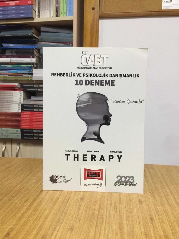 2023 KPSS ÖABT Therapy Rehberlik ve Psikolojik Danışmanlık Tamamı Çözümlü 10 Deneme Yargı Yayınları
