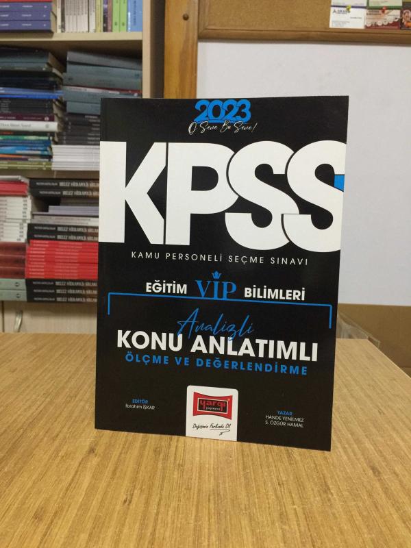 2023 KPSS VIP Eğitim Bilimleri Analizli Konu Anlatımlı Ölçme ve Değerlendirme Yargı Yayınları