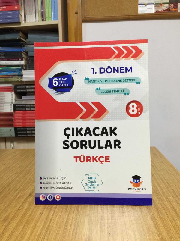 8. Sınıf LGS 1. Dönem Türkçe Çıkacak Sorular Zeka Küpü Yayınları