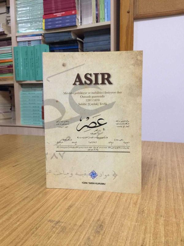 ASIR Mevad-ı Politikiyye ve Mebahis-i İlmiyyeye Dair Osmanlı Gazetesidir 1287/1870