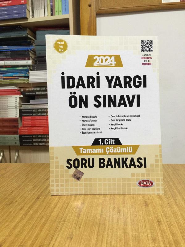 İdari Yargı Ön Sınavı Tamamı Çözümlü Soru Bankası 1.Cilt