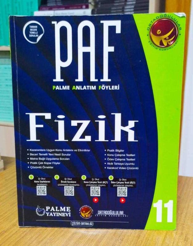 PAF Palme Anlatım Föyleri FİZİK 11