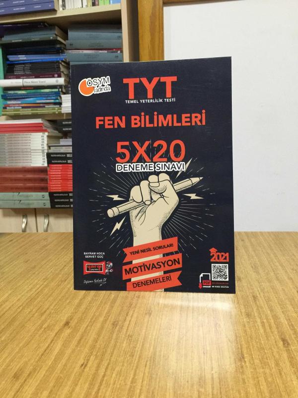 TYT Fen Bilimleri 5x20 Motivasyon Deneme Sınavı Yargı Yayınları