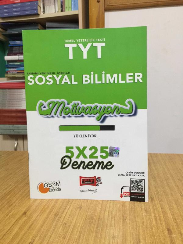 TYT Motivasyon Sosyal Bilimler 5x25 Denemesi Yargı Yayınları